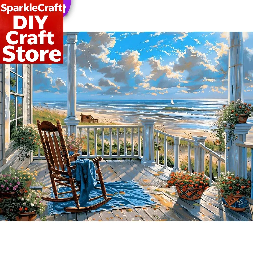 1PC frameless  Full Square Rou - Photo Mosaic Print 评论和价格