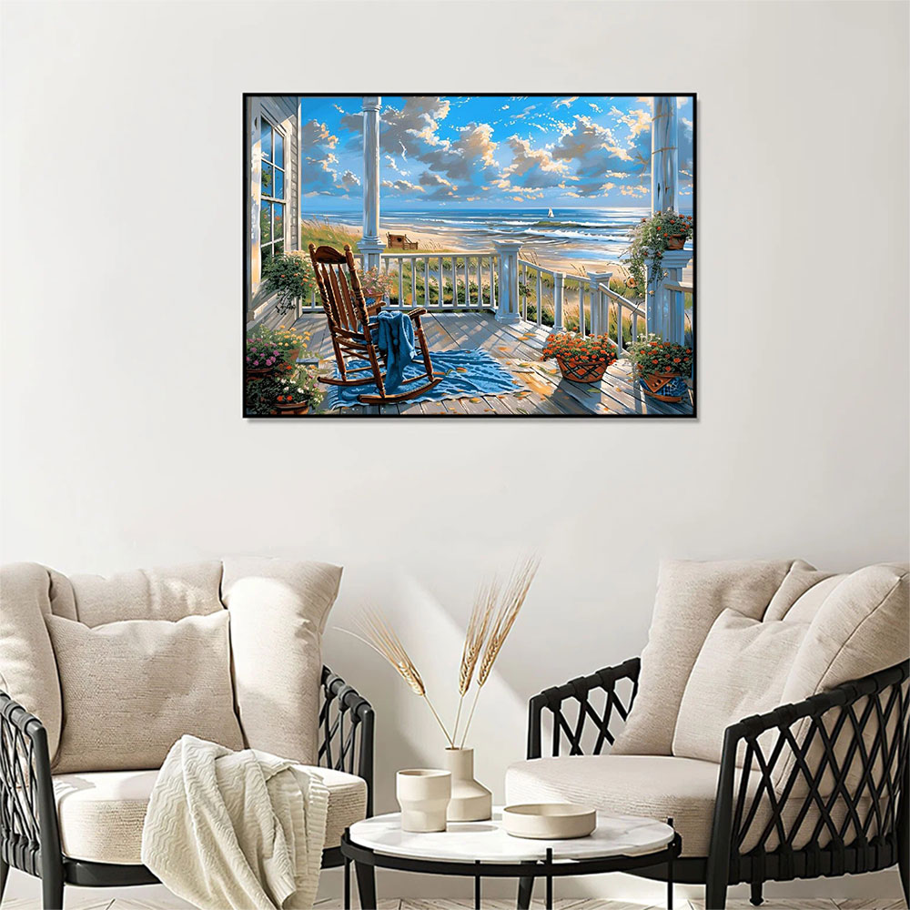1PC frameless  Full Square Rou - Photo Mosaic Print 评论和价格
