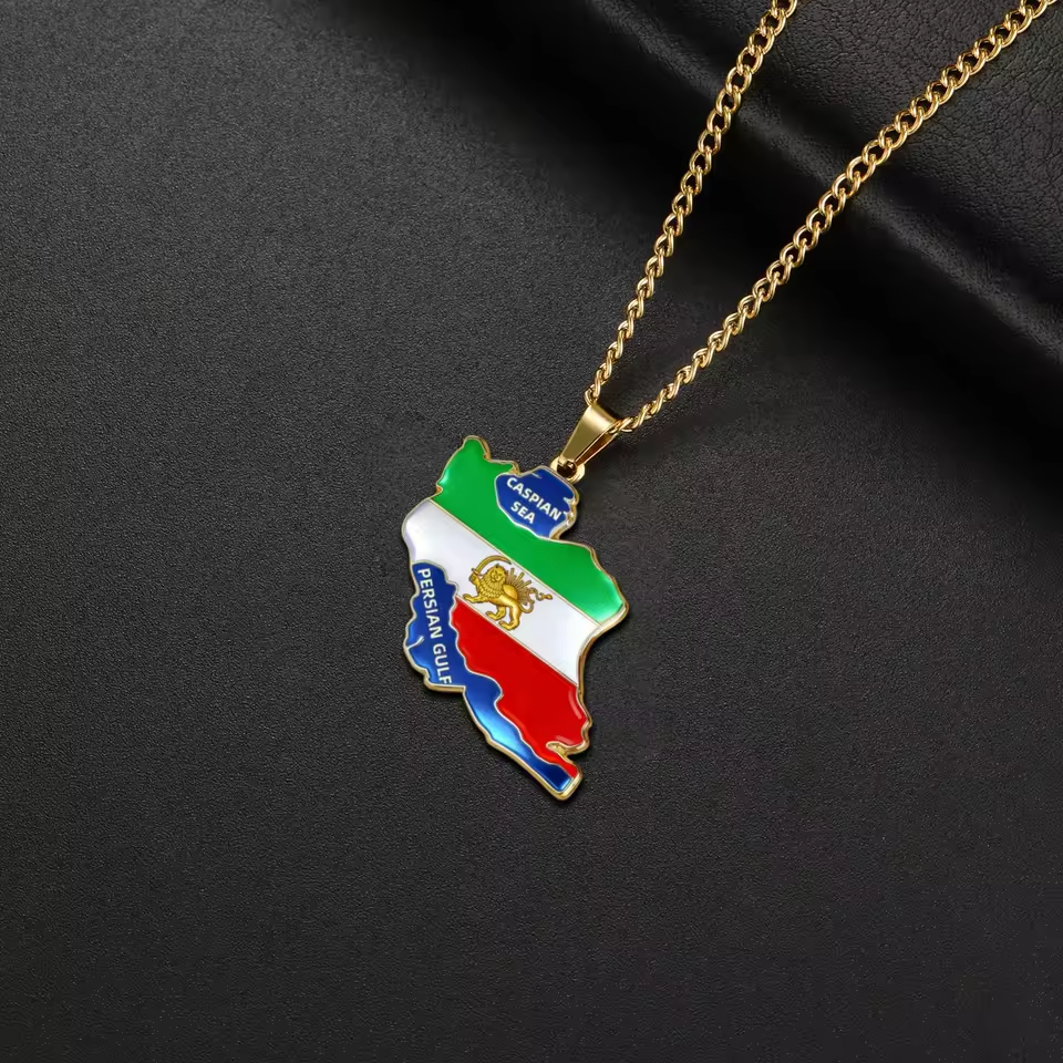 Lucktune Iran Map Pendant Neck - Custom Star Map 评论和价格