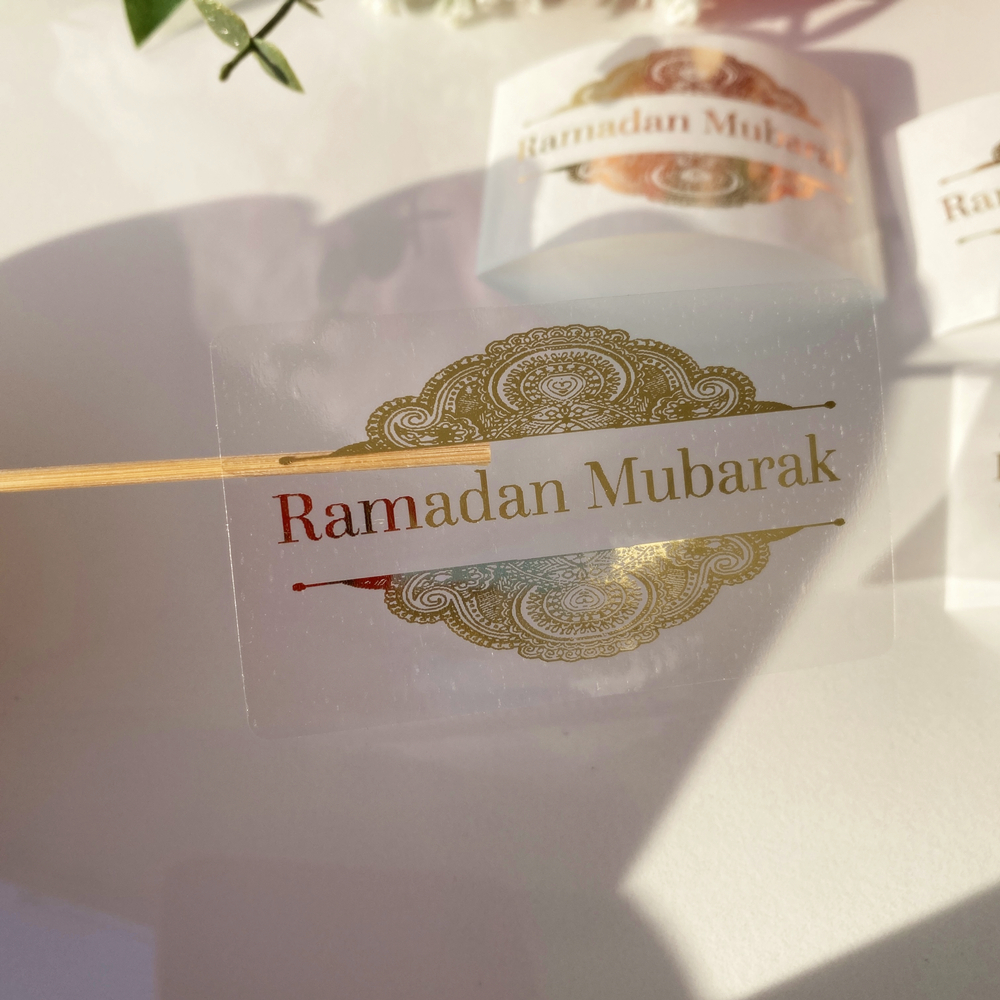 30 Ramadan Mubarak Crescent St - Personalised Candle Label 评论和价格