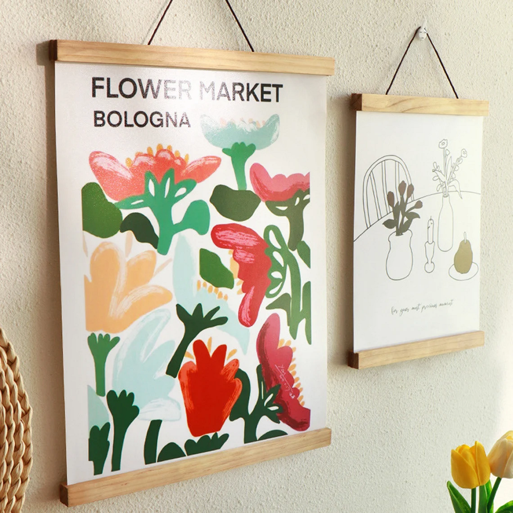 1PC Magnetic Wooden Picture Ha - Engraved Wood Frame 评论和价格