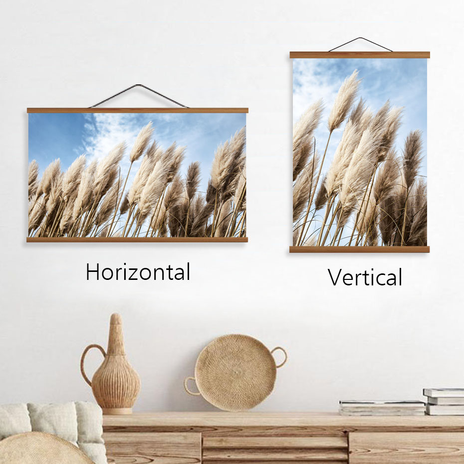 1PC Magnetic Wooden Picture Ha - Engraved Wood Frame 评论和价格