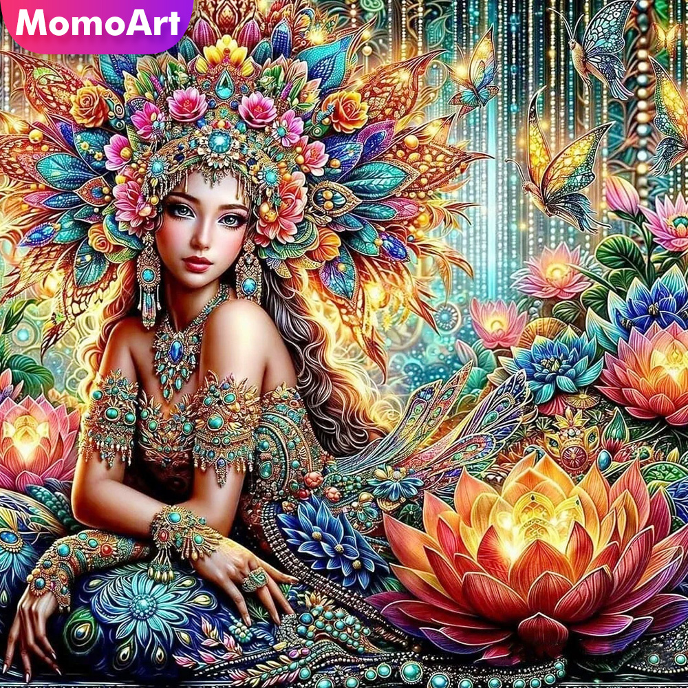 Momoart Diamond Mosaic Woman R - Photo Mosaic Print 评论和价格