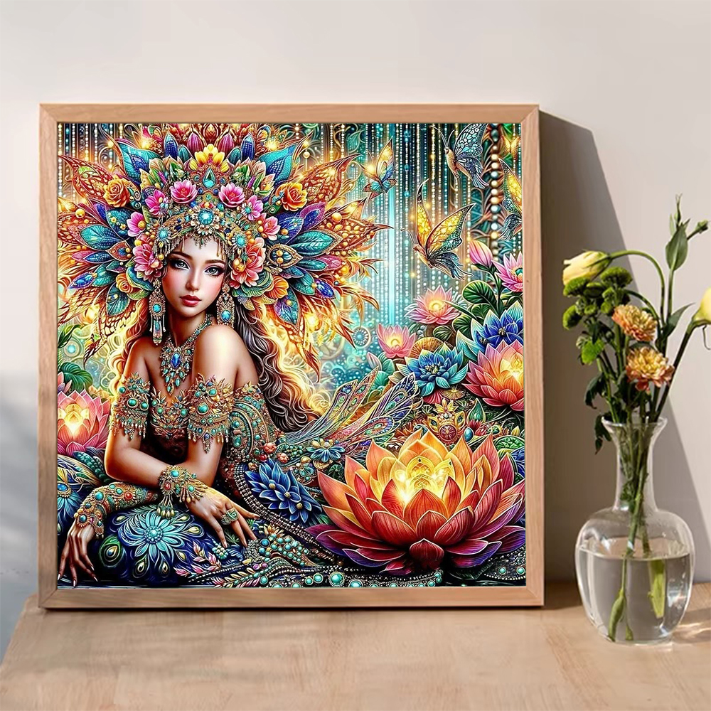 Momoart Diamond Mosaic Woman R - Photo Mosaic Print 评论和价格