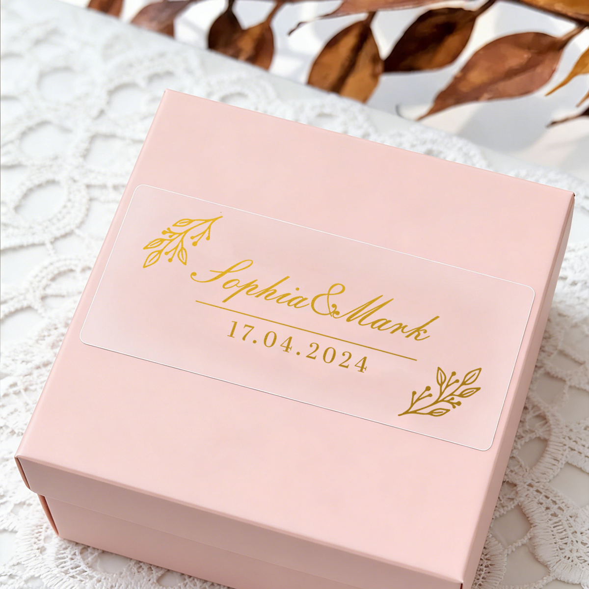 30-300Pcs Custom Wedding Stick - Personalised Candle Label 评论和价格
