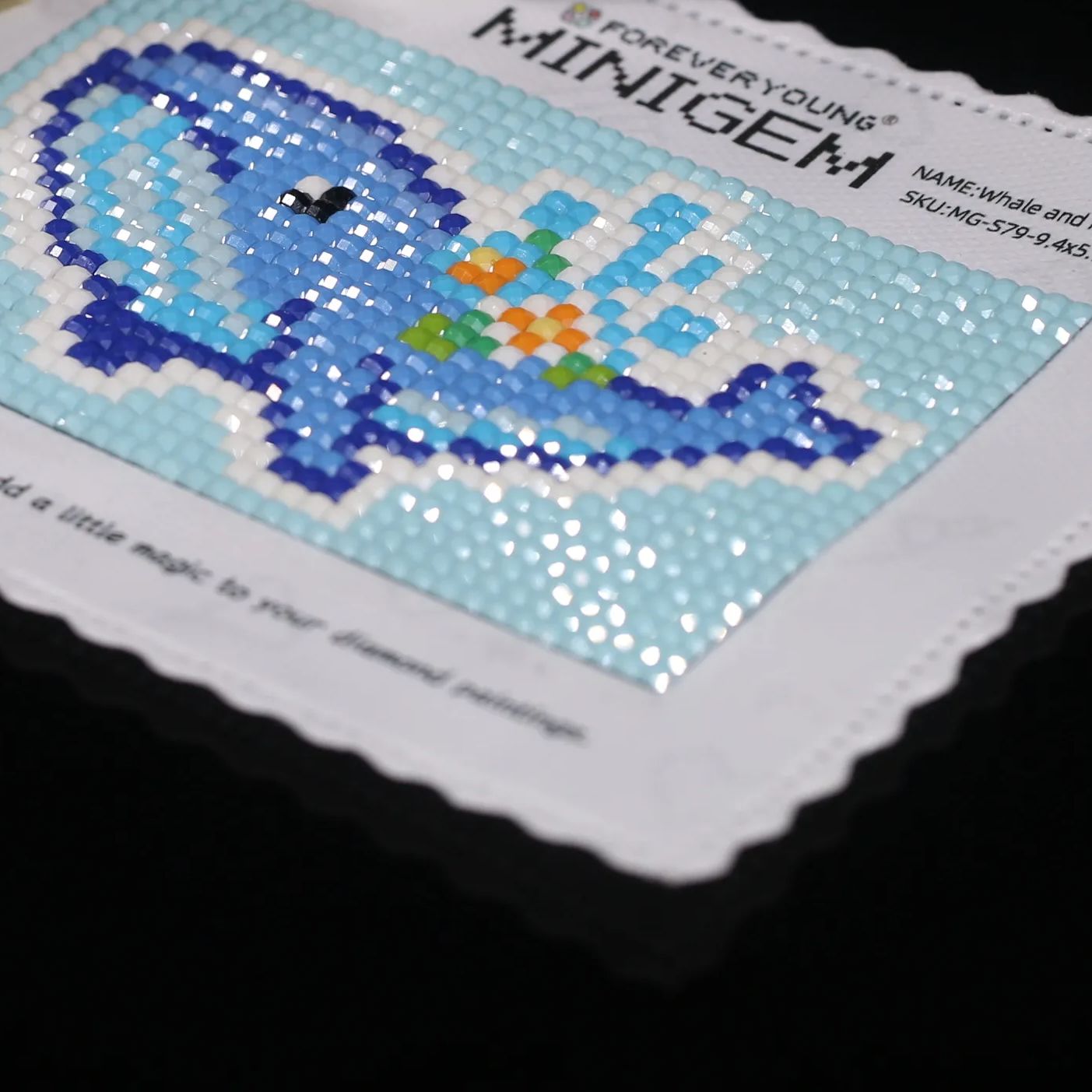 Minigem®: Whale and Flower 9.4 - Photo Mosaic Print 评论和价格