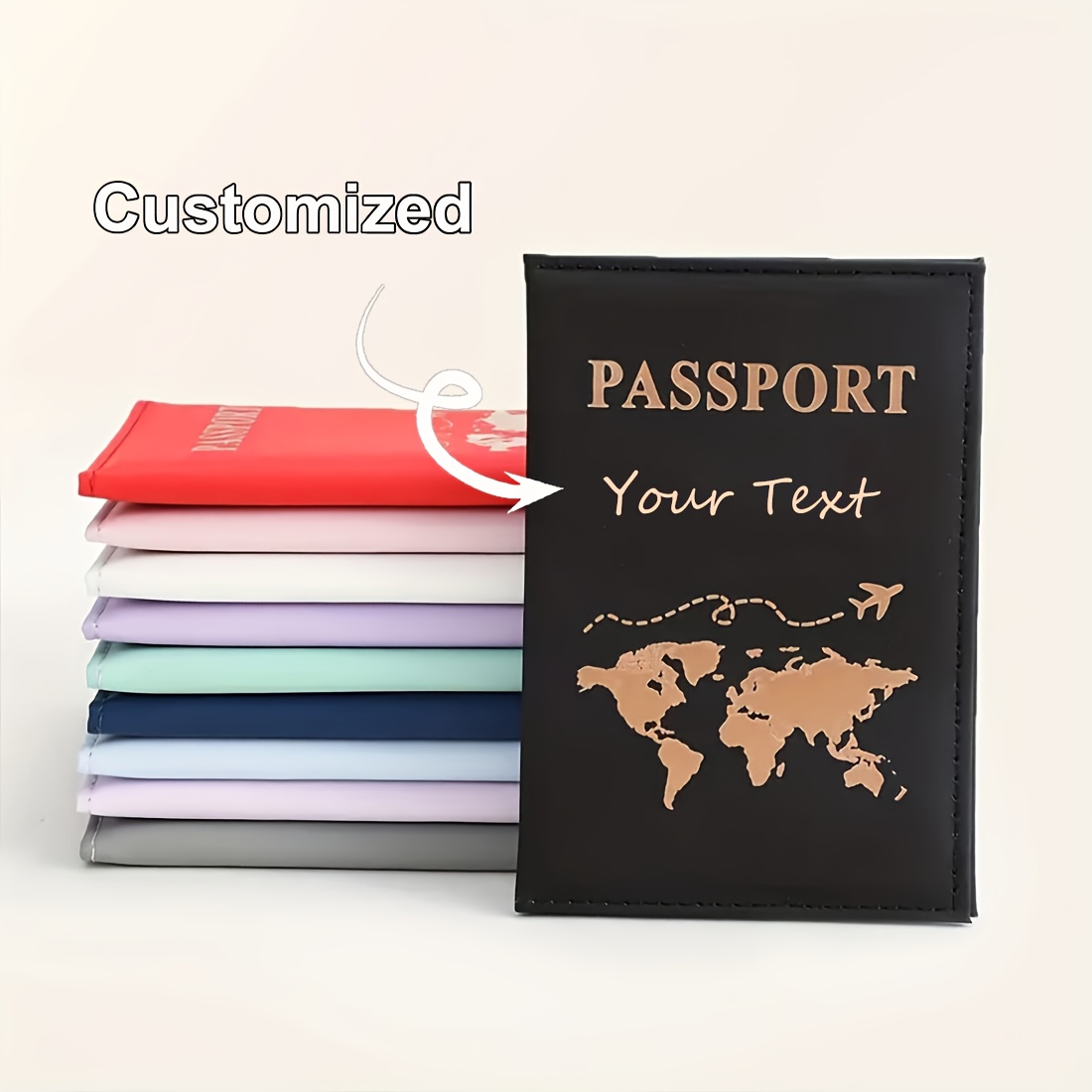 Custom Name World Map Passport - Personalized Name Box 评论和价格