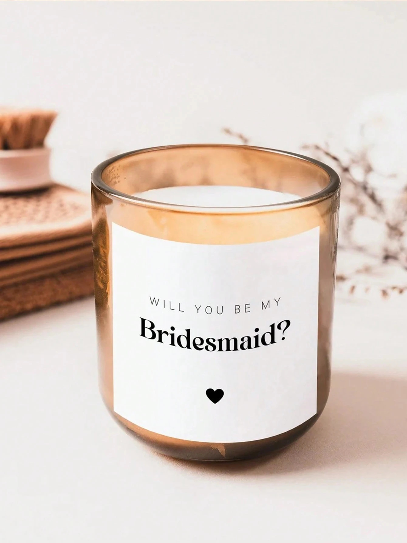 Custom Candle Label Will You B - Personalised Candle Label 评论和价格