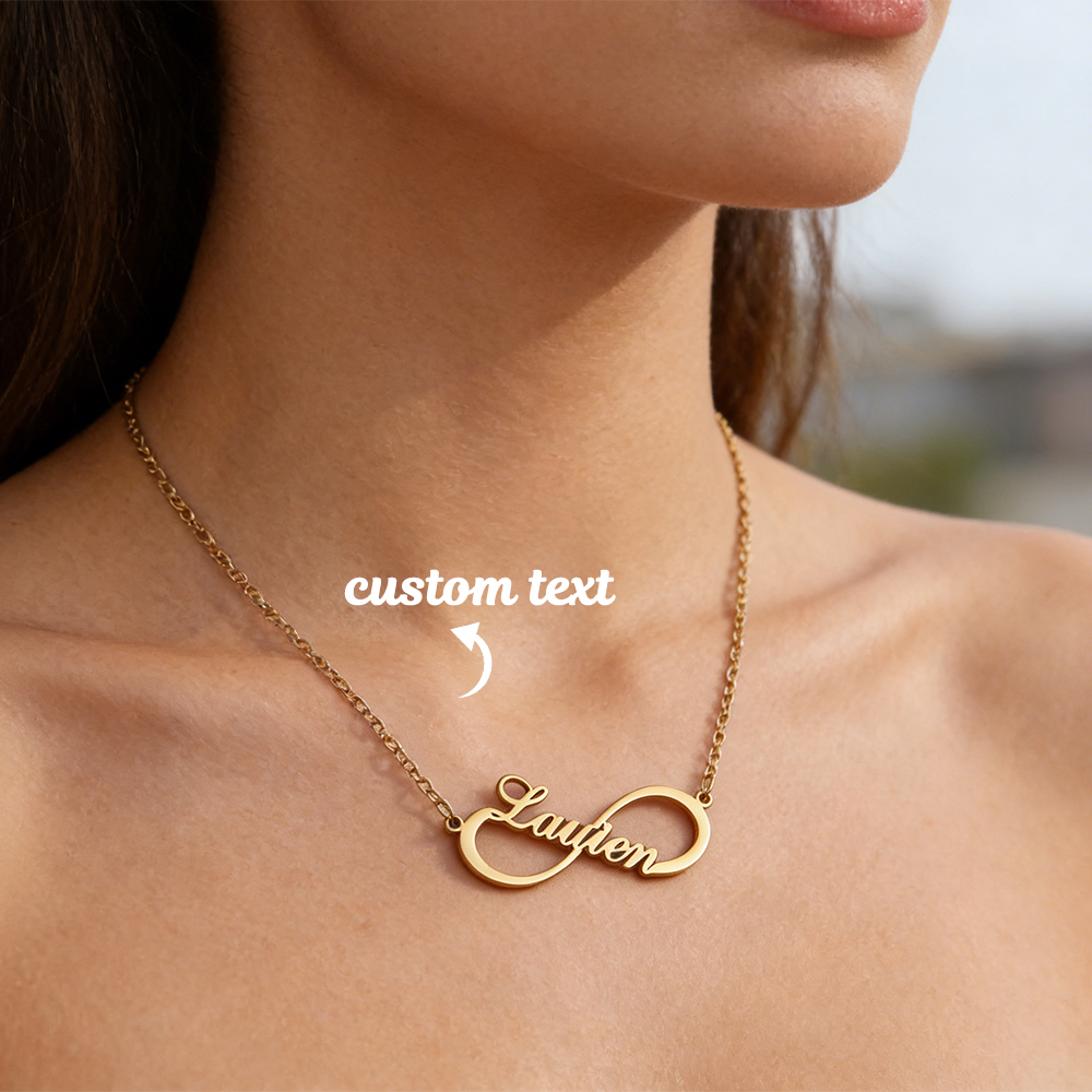 Custom Name Infinity Necklaces - Name Necklace Custom 评论和价格