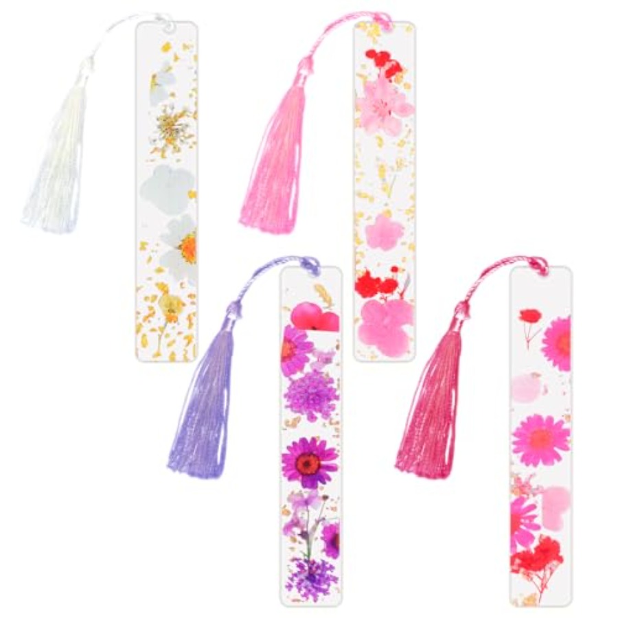 Latest Arrival4Pcs Bookmarks f - Dried Flower Bookmark 评论和价格
