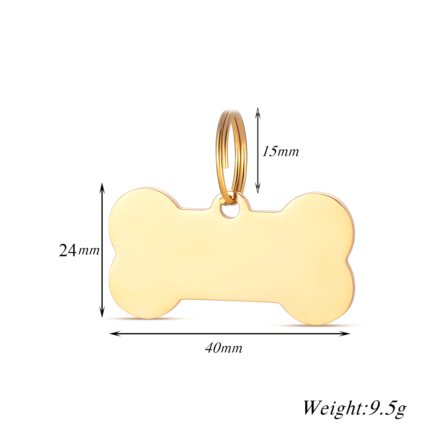 Custom Bone Dog Keychain Engra - Pet Portrait Custom 评论和价格