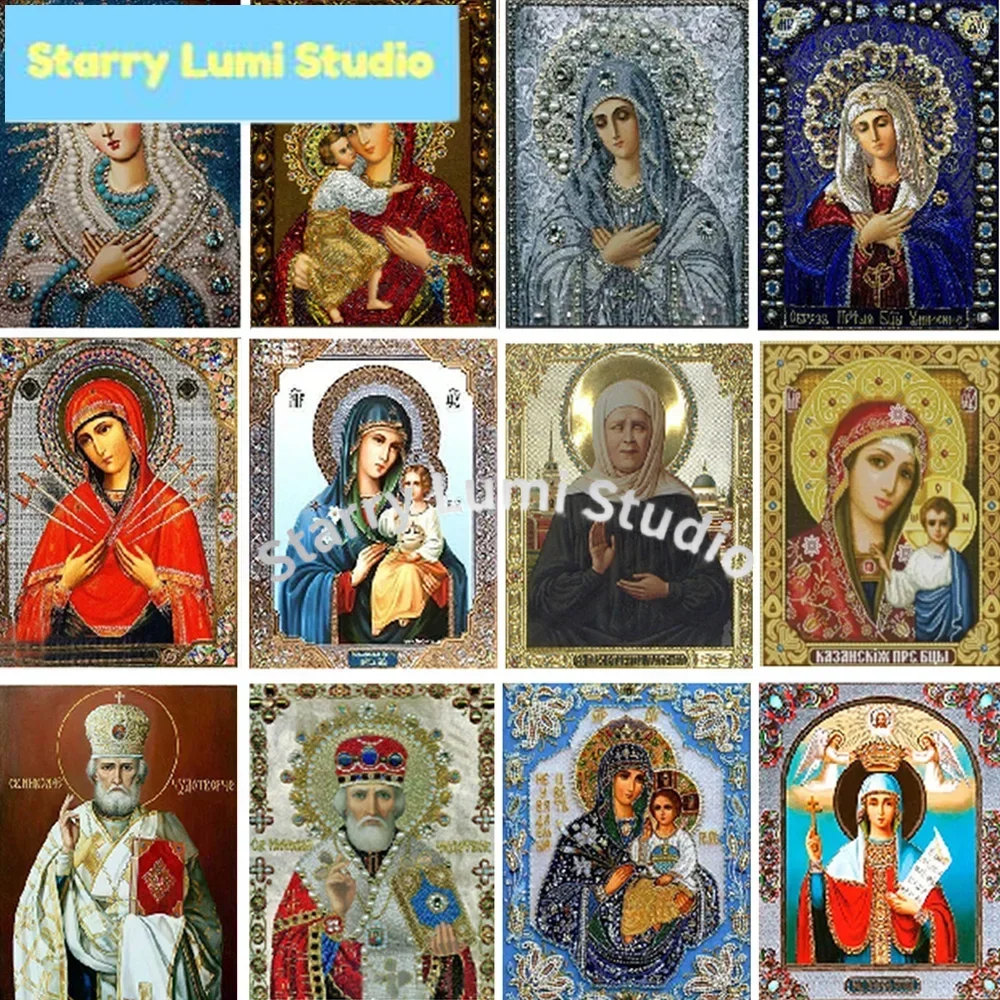 5D Full Square Painting God Mo - Photo Mosaic Print 评论和价格