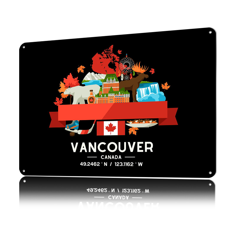 Vancouver City Map Printed Pos - Custom Map Poster 评论和价格