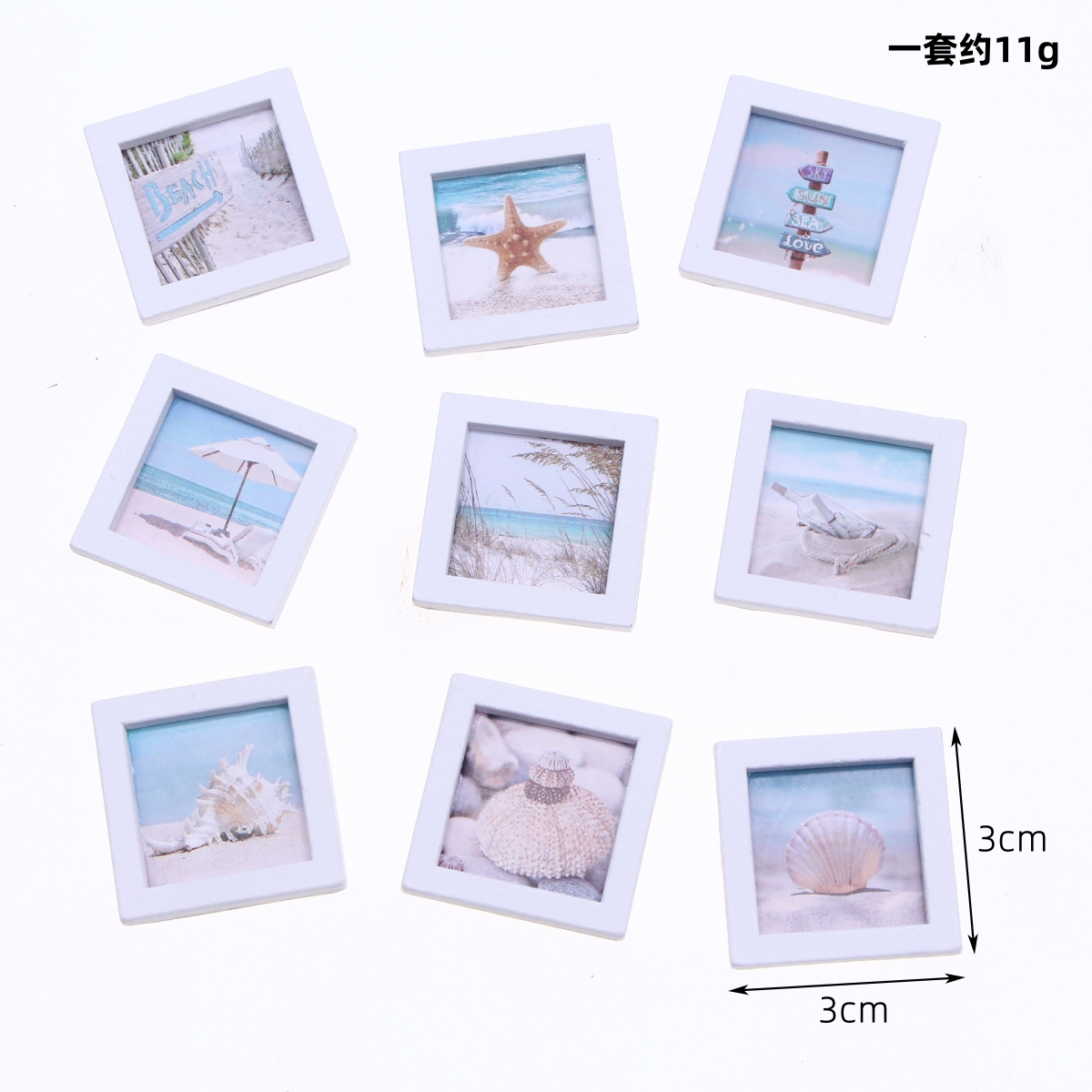 Dollhouse Miniature Wooden Oce - Engraved Wood Frame 评论和价格