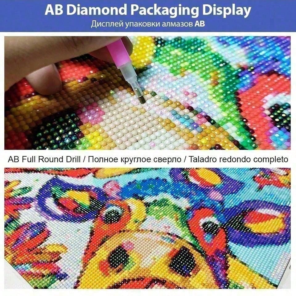 1 piece - 5D-DIY - Flocking cl - Photo Mosaic Print 评论和价格