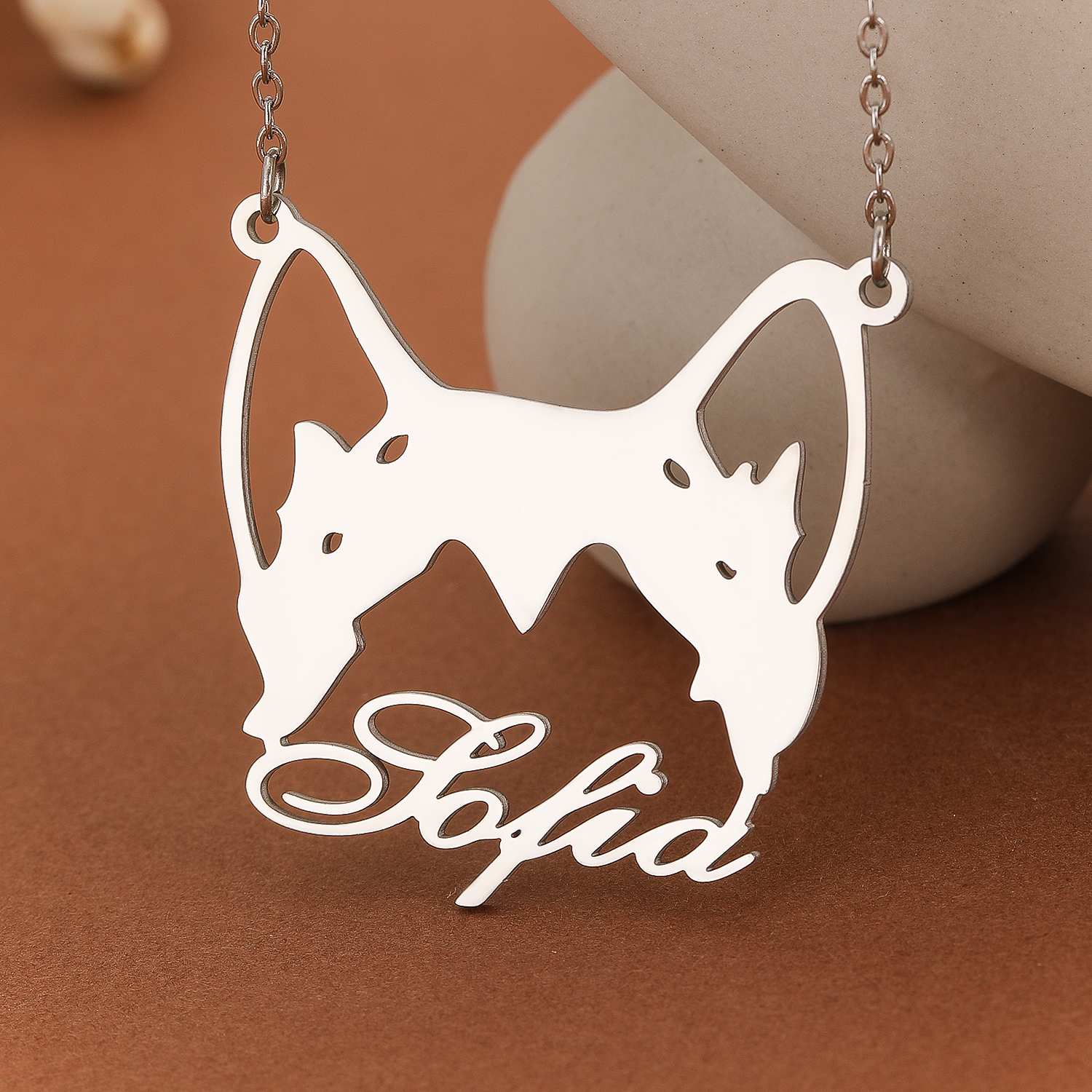 Custom Alaska Malamute Name Ne - Name Necklace Custom 评论和价格