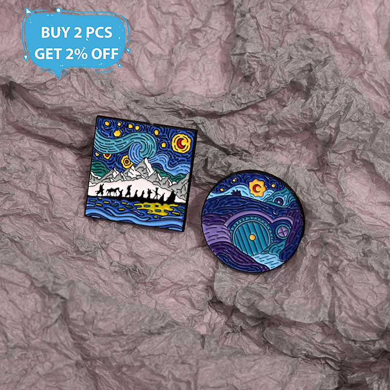 Night Sky Oil Painting Enamel  - Custom Night Sky 评论和价格