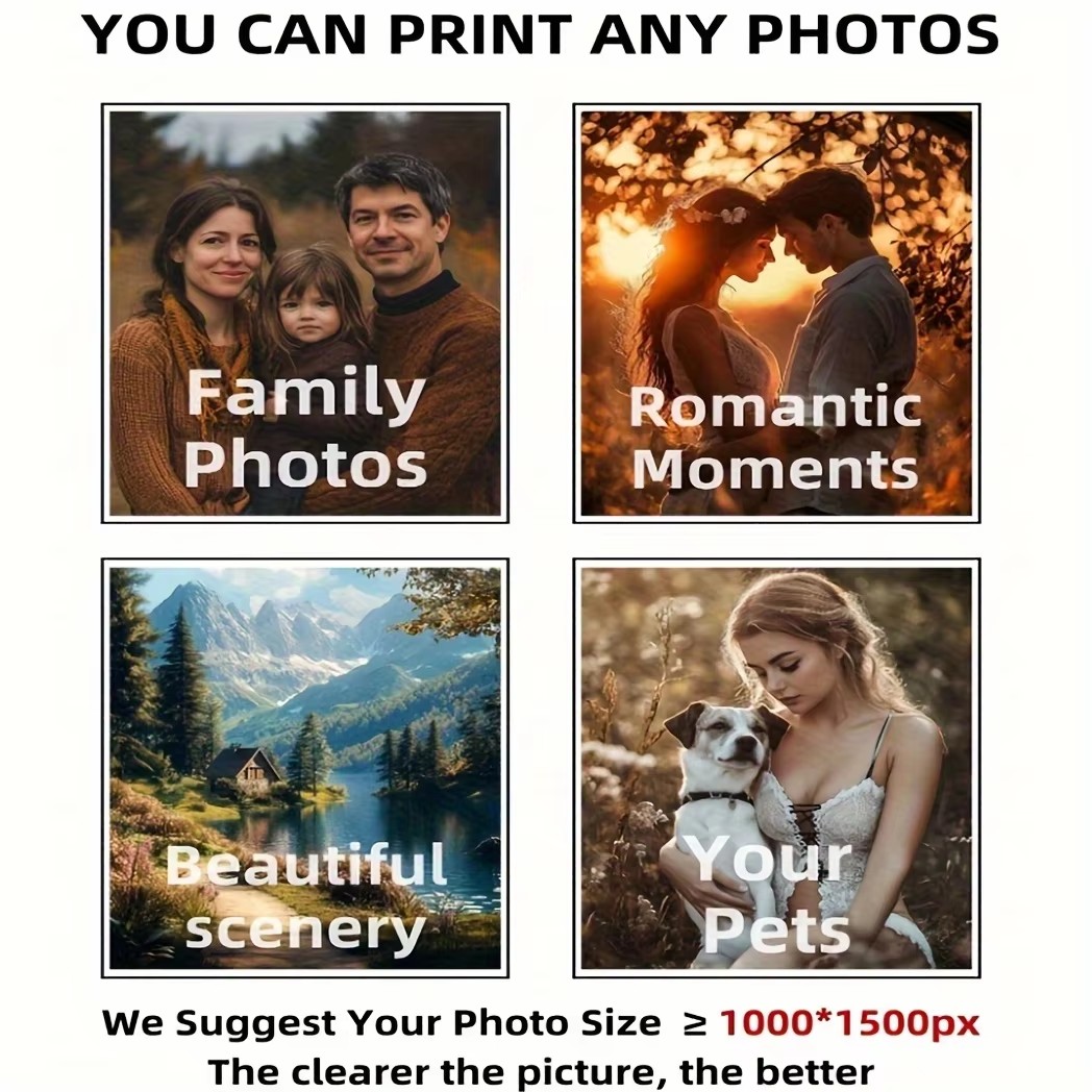 6pcs/set Custom Canvas Prints  - Pet Portrait Custom 评论和价格
